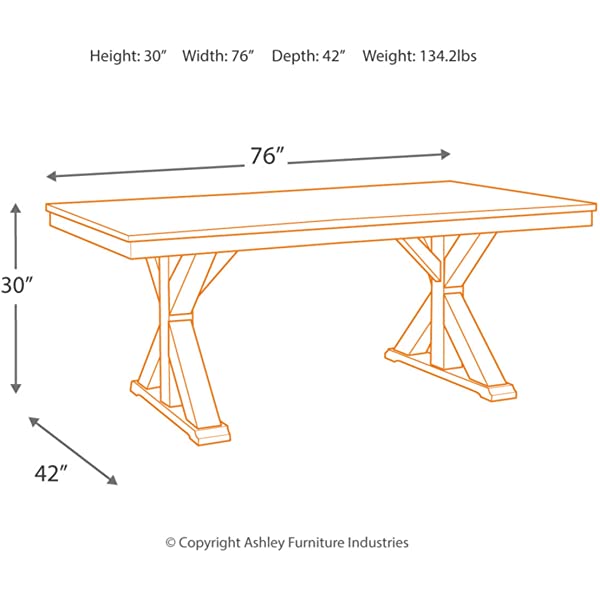 Signature Design by Ashley Dining Table, Sommerford, Summerford & Design - Sommerford Dining Side Chair - Set of 2 - Casual - Brown Upholstery - Black Wood Frame Sommerford Table + Dining Side Chair, Black Wood Frame
