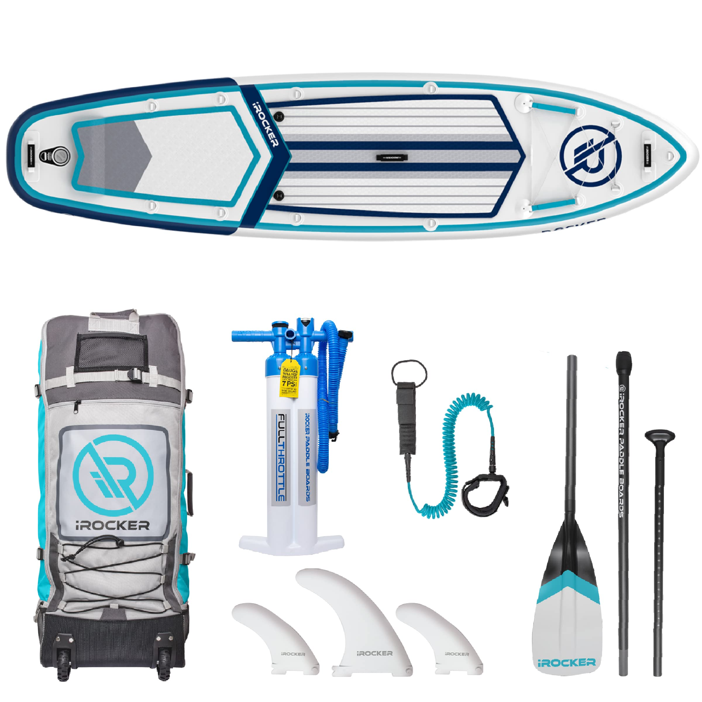 【Sports&Outdoors】【BS】Inflatable Stand Up Paddle Board with Premium SUP Accessories, Pump & Backpack
