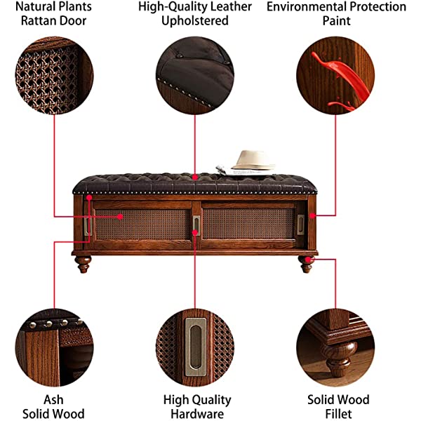 K KELBEL Shoe Rack & Shoe Bench & Shoe Cabinet & Boot Organizing Detachable Cushion with Hidden Storage Compartment,Large Size XX-Large(Upgrade Classic Shoe Cabinet)