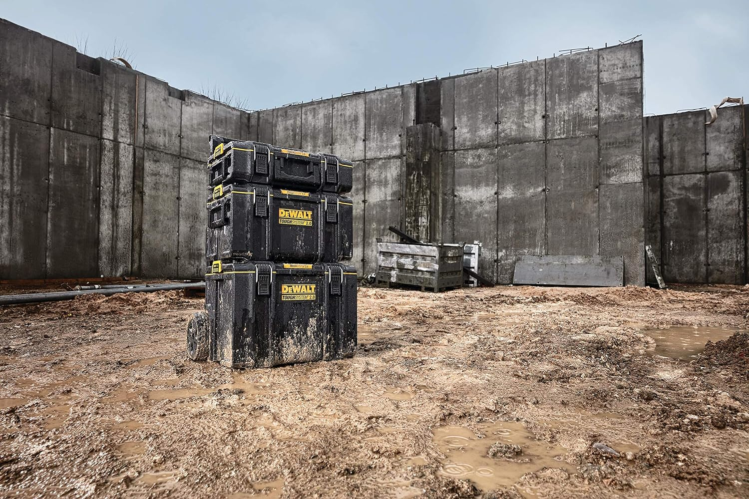 DEWALT TOUGHSYSTEM 2.0 Small Tool Box, TOUGHSYSTEM 2.0 22 in. Large Tool Box and TOUGHSYSTEM 2.0 24 in. Mobile Tool Box