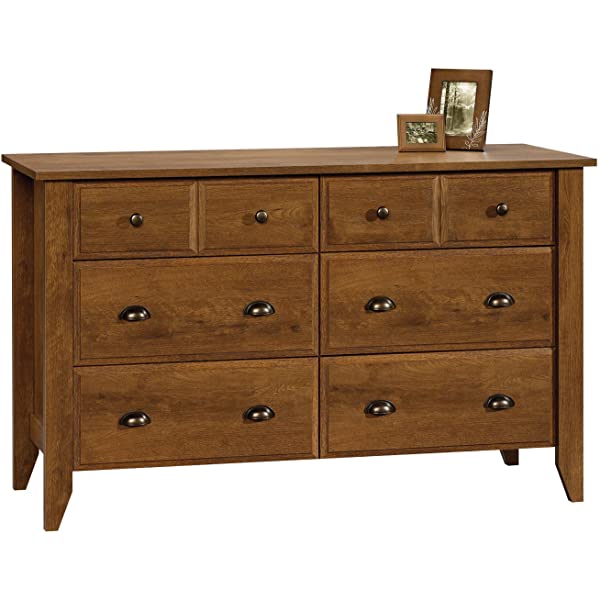 Sauder Shoal Creek Dresser, Oiled Oak finish Oiled Oak Finish Dresser