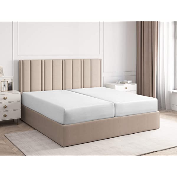 Queen Fitted Sheet - Single Fitted Deep Pocket Sheet - Fits Mattress Perfectly - Soft Wrinkle Free Sheet - 1 Fitted Sheet Only – Light Pink Queen Light Pink