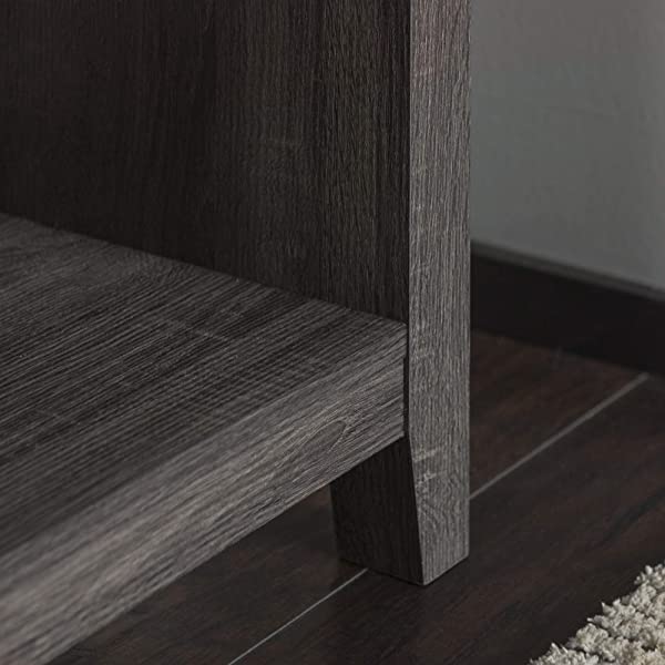 Walker Edison Wren Classic 4 Cubby TV Stand for TVs up to 65 Inches, 58 Inch, Black Black 58 InchTV Stand