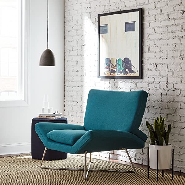 Amazon Brand – Rivet Farr Lotus Accent Chair, 39.8