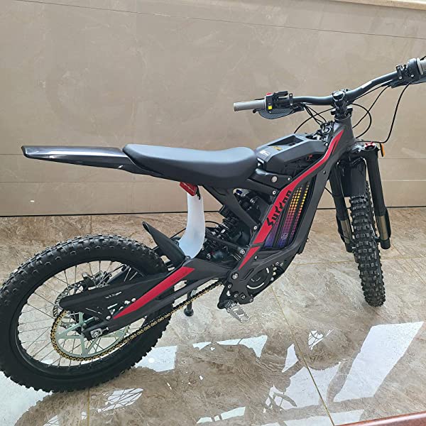 Modified Extended Longer Rear Fender FIt to Sur-Ron Light Bee X And S. Extra Long Dirt Pit Mudguards for SURRON. black