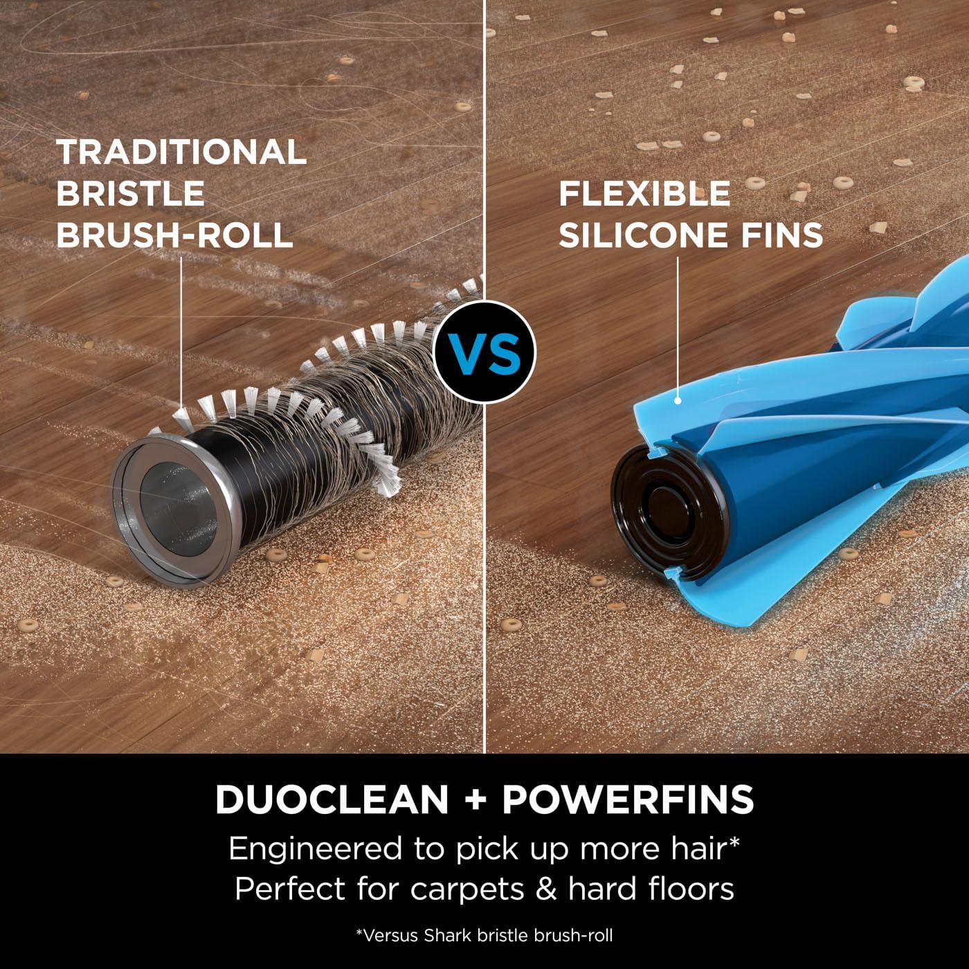 Shark Cordless Stick Vacuum Cleaner, Anti Hair Wrap, 60 Minute Run Time Battery, Flexible DuoClean Vacuum with Car Kit, Pet Tool, Multi-Surface & Crevice Tools, Black & Red, IZ300UKTSB