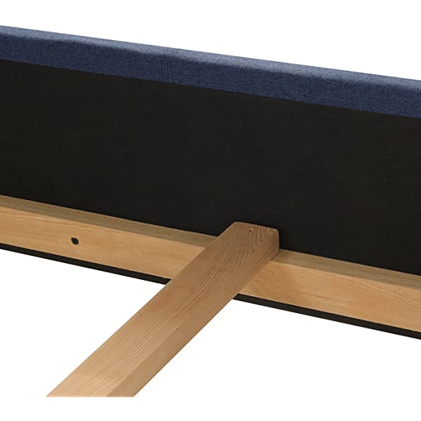 Jennifer Taylor Home Marcella Collection Queen Wingback Tufted Hand-Applied Nail Heads Upholstered Bed, Antique White Antique White Queen