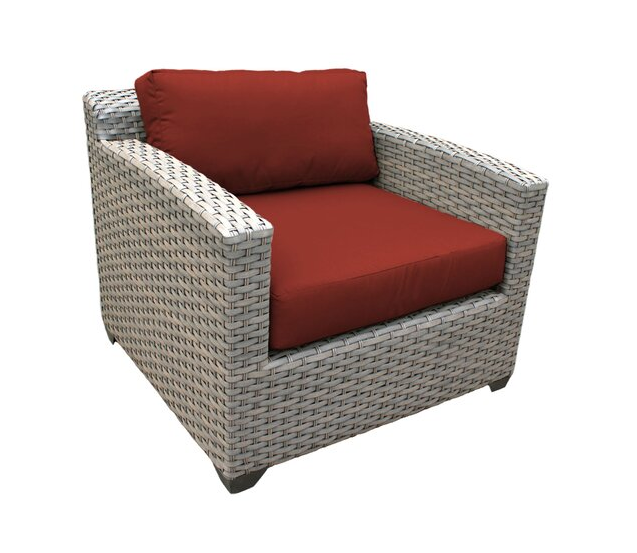 Merlyn Wicker/Rattan 6 – Person Seating Group with Cushions