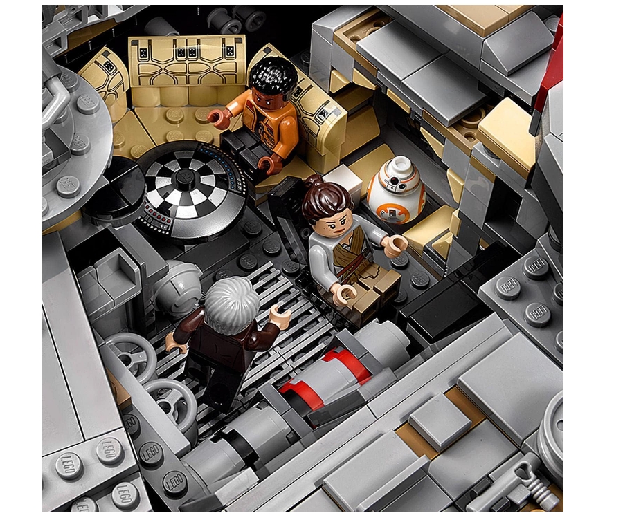LEGO 75192 Star Wars Millennium Falcon, UCS Set for Adults, Model Kit to Build with Han Solo, Princess Leia & Chewbacca Minifigures, Plus Droid Figure, Collectible Gifts for Teenagers, Boys and Girls