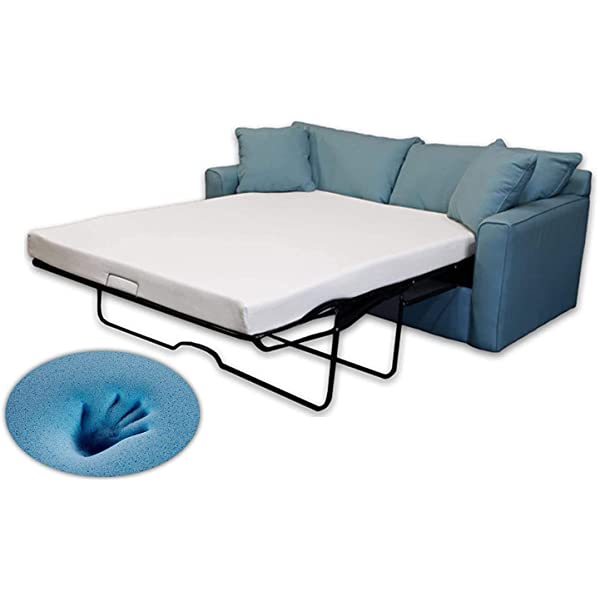DynastyMattress 4-inch Cool Gel Memory Foam Mattress for Convertible Sofa & Couch Beds Full Size