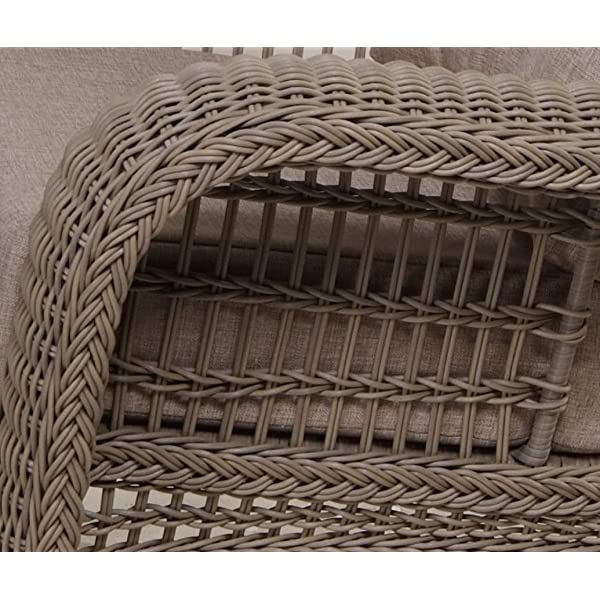 W Unlimited Saturn Collection Outdoor Garden Patio Chair Light Brown 1 Chair