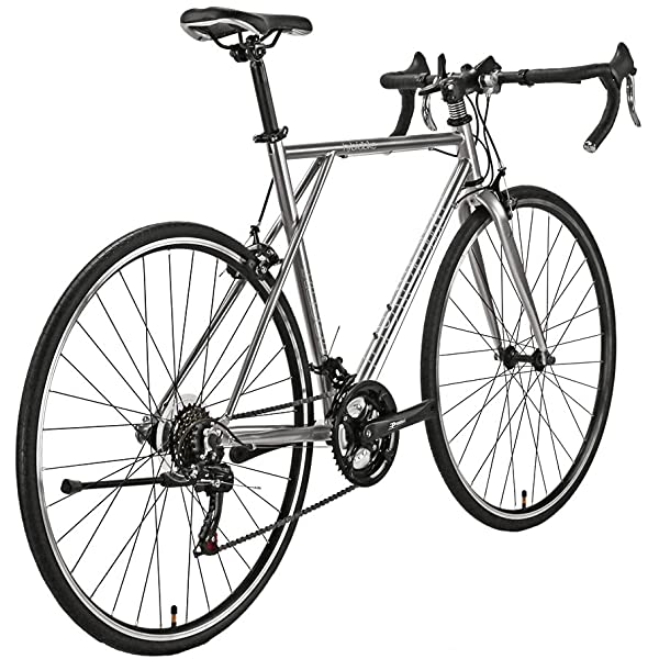 Eurobike 21 Speed Shifting System Road Bike 49/54/56 cm Frame 700C Wheel Adult Road Bicycle Black/white 30rim 54cm