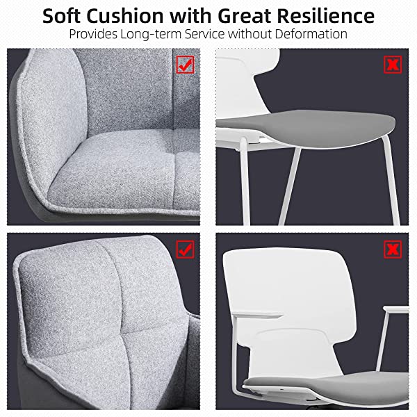 360°Swivel Home Study Velvet Chair Student Sedentary Comfortable Armchair Backrest Desk seat Anchor Rotating Living Chairs (Yellow/Gold)