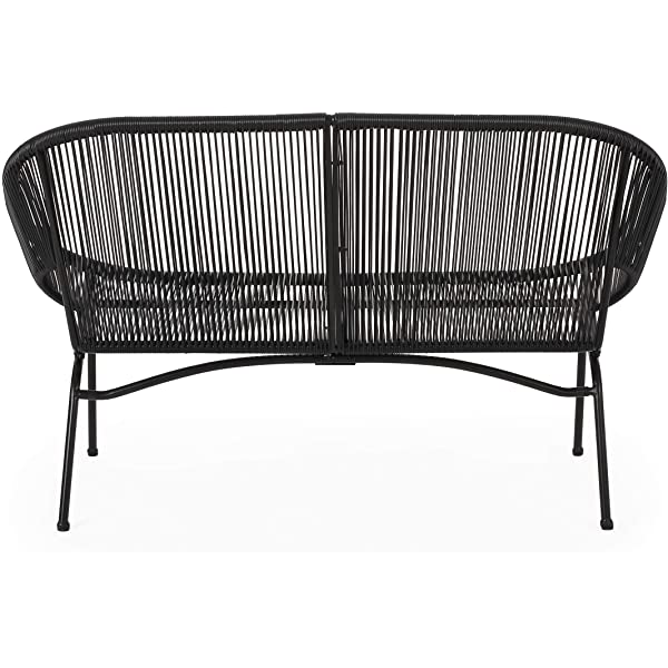 Christopher Knight Home 313522 Loveseat, Black