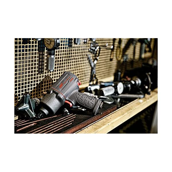 Ingersoll Rand 2235TiMAX 1/2” Drive Air Impact Wrench – Lightweight 4.6 lb Design, Powerful Torque Output Up to 1,350 ft-lbs, Titanium Hammer Case, Max Control, Gray