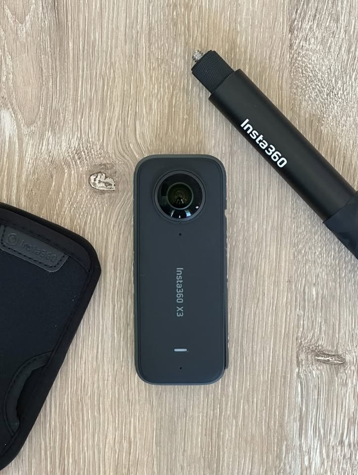 nsta360 X3 - Waterproof 360 Action Camera with 12 48MP Sensors, 5.7K 360 Active