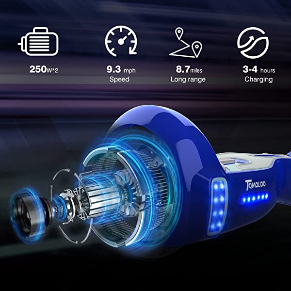 TOMOLOO Hoverboard for Kids and Adult, Hover Board Self Balancing Scooter 6.5