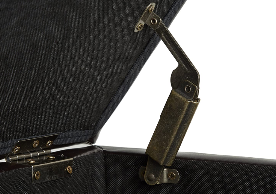 FIRST HILL FHW Marion Rectangular Storage Ottoman, Russet Brown