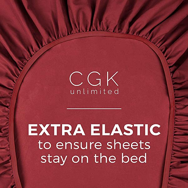 Queen Fitted Sheet - Single Fitted Deep Pocket Sheet - Fits Mattress Perfectly - Soft Wrinkle Free Sheet - 1 Fitted Sheet Only – Light Pink Queen Light Pink