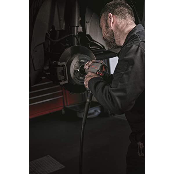 Ingersoll Rand 2235TiMAX 1/2” Drive Air Impact Wrench – Lightweight 4.6 lb Design, Powerful Torque Output Up to 1,350 ft-lbs, Titanium Hammer Case, Max Control, Gray