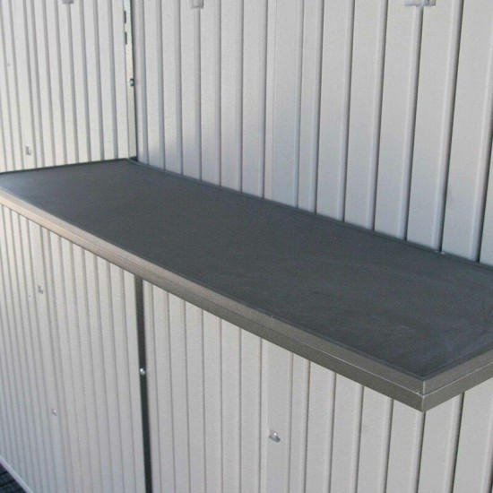 8 Ft. W x 10 Ft. D Plastic Traditional Storage Shed