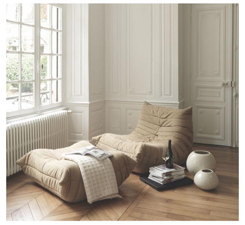 Freehand space TOGO single lounge chair Nordic minimalist designer modern minimalist caterpillar lazy sofa