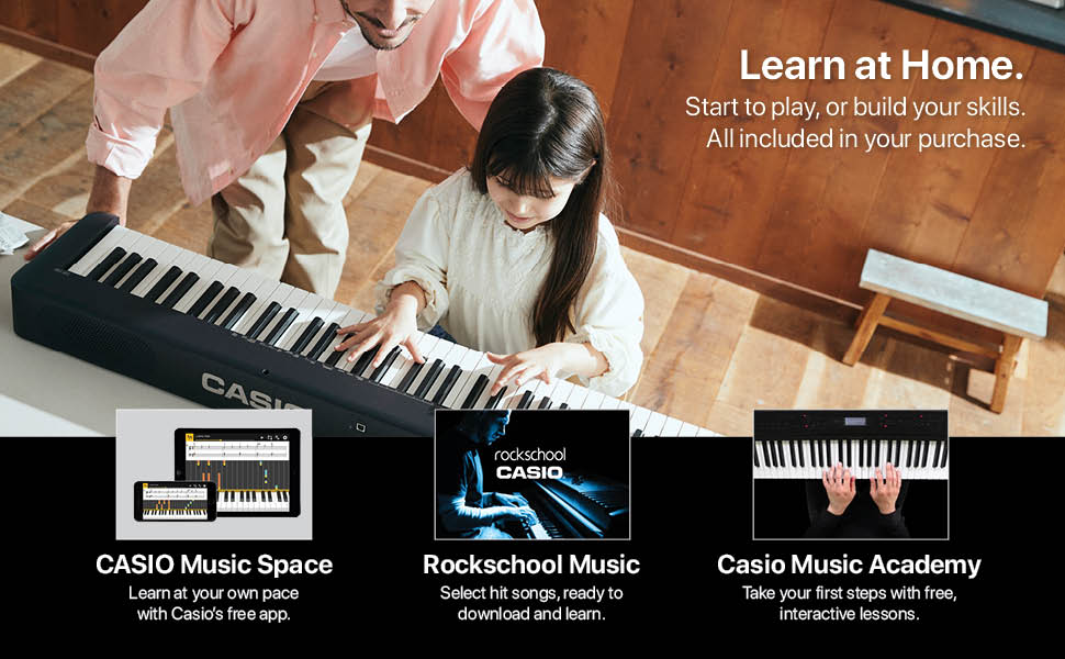 Online learning and free lessons included with the purchase